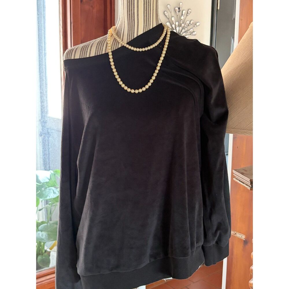 Velour Y2K 90's Retro Cozycore Lounge Casual Athleisure Pullover Glam Sweater